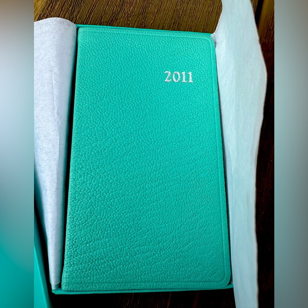 Tiffany & Company leather planner. Never used